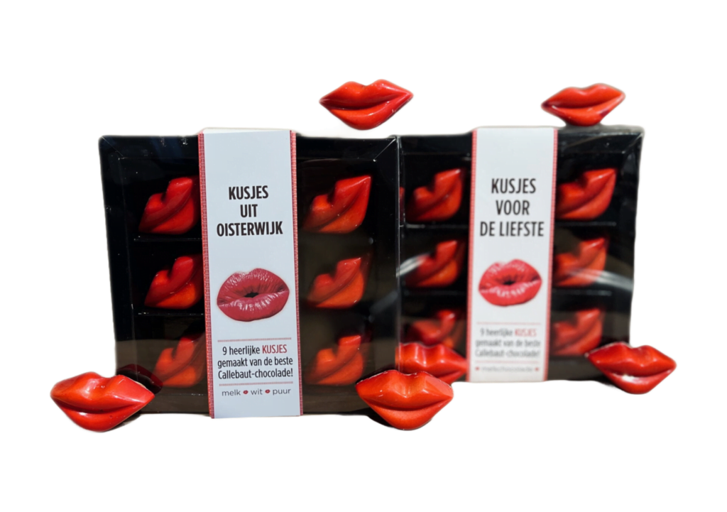 Chocolade kusjes voor mama/nootje/liefste
