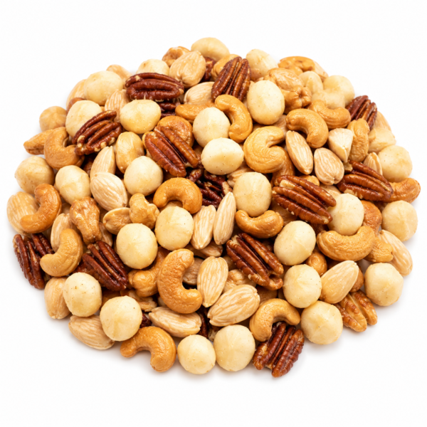 Macadamia mix gebrand ongezouten — vers gebrand door Nootje