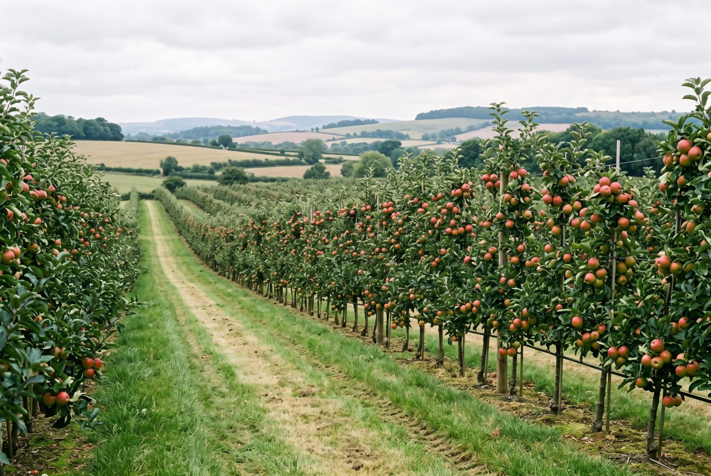 De gedroogde appel in de natuur